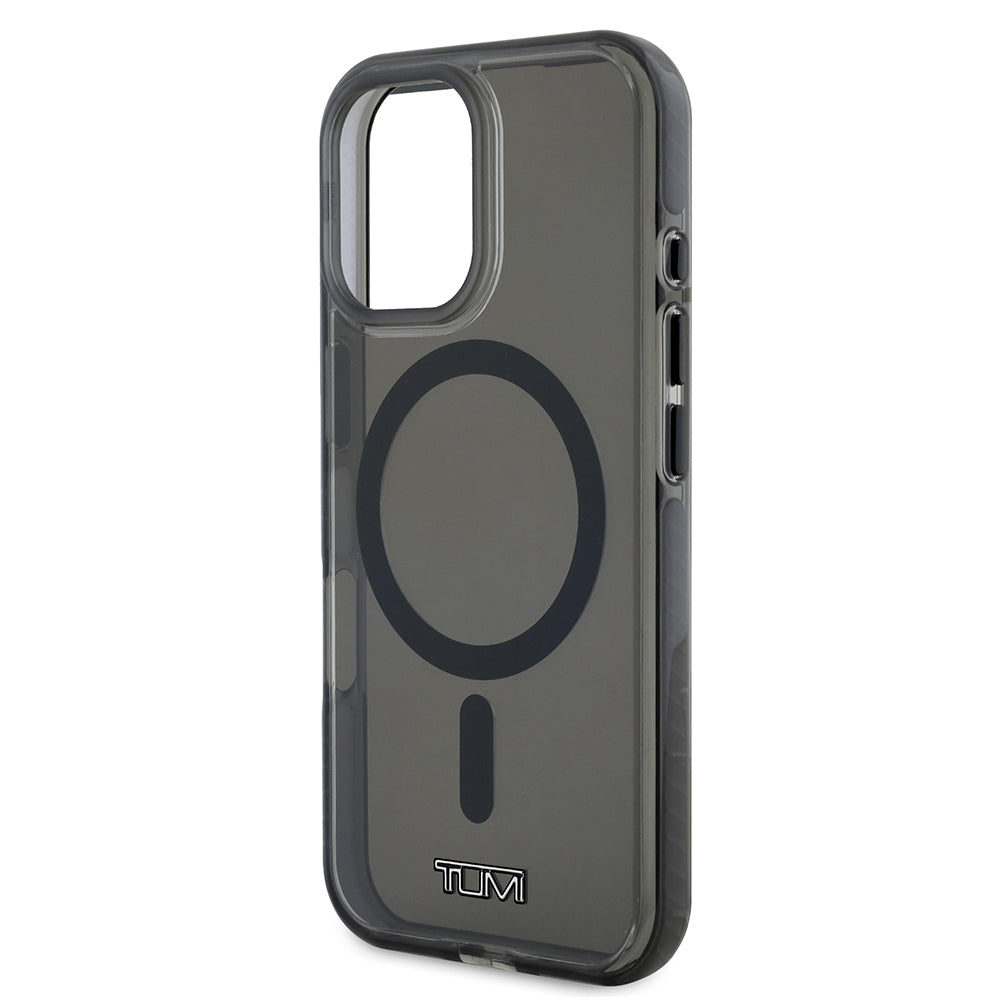 TUMI iPhone 16 Orjinal Lisanslı M-safe Şarj Özellikli Airbagli Transparan Kılıf TUMI iPhone 16 Orjinal Lisanslı M-safe Şarj Özellikli Airbagli Transparan Kılıf